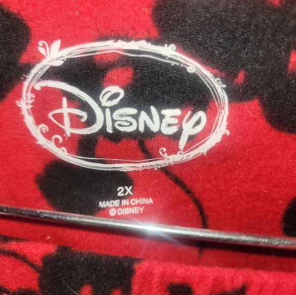 Womens plus sz 2X Disney Mickey Mouse Flannel Pajamas Set - Picture 5 of 6